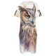 thumbnail image 5 of Búho bohemio: pintura de acuarela de un hermoso búho, vestido holgado con bolsillos, vestido de noche para mujer, vestidos para mujer 2025, 5 of 7