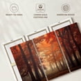 thumbnail image 6 of Elephant Stock Feel Wall Art - Horizontal Multi Panel Canvas - Living Room Wall Decor - Nature Multi Panel - Orange And Brown Decor By Ildiko Neer - 45" x 28", 6 of 8