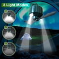 thumbnail image 4 of Tent Ceiling Fan, Portable Tent Fan with Lights and Remote Control, Mobile Power Supply, USB Battery Powered Camping Fan with Hookup for Canopy Tent, RV, 4 of 7