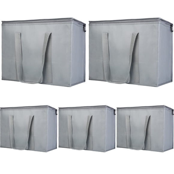 Bolsas Reutilizables para Compras Bodaon X-Grande Paquete de 5 Gris