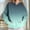#312-Green, variant on Craaazy Women's Hoodies Round Neck Pleated Long Sleeve Sweatshirts Loose Casual T-shirt with Pockets Gifts For Women