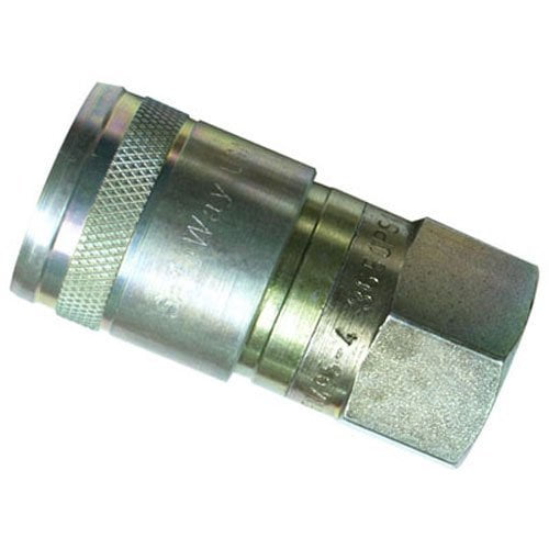 Apache 39040676 FFE4954, 1/2" Body Coupling Flat Face x 1/2" Female NPT, Hydraulic Adapter