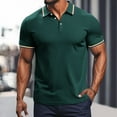 thumbnail image 2 of Stylish Men's Shirts Casual Short Sleeve Breathable Tops for Summer Everyday Wear Mens T-Shirts Red Cotton T Shirts Athletic, 2 of 6