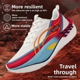 thumbnail image 6 of Sneakers, Shoes for Men New Lightweight and Comfortable Thick Running Shoes with High-elastic TPU Sole and Breathable Upper,Specialized Running Shoes for Competitions and Sports Activities, 6 of 10
