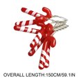 thumbnail image 6 of AnuirheiH Christmas LED String Lights Straws Shape String Lights Indoor Outdoor Party Xmas Tree Decor, 6 of 8