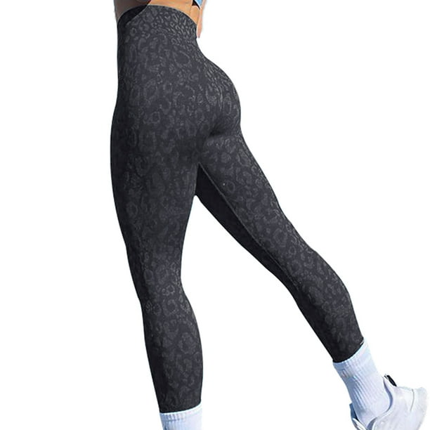 2 Pièces Leggings Sport Femme Séchage Rapide Elastique Taille Haute Collant  Running Fitness Pantalon de Yoga