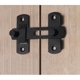 thumbnail image 3 of Pestillos de puerta de acero inoxidable, herramienta de bloqueo de pestillo de puerta de seguridad (2 uds.), 3 of 5