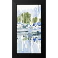 thumbnail image 2 of Caroline, Emma 11x18 Black Modern Framed Museum Art Print Titled - Sailboat Reflections I, 2 of 5