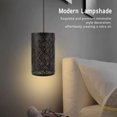 thumbnail image 3 of Pantalla De Lámpara Moderna, Ahuecada E27, Mano De Obra Fina, Instalación Inmersiva, Pantalla De Lámpara Moderna De Metal Decorativa Para Dormitorio, 3 of 7