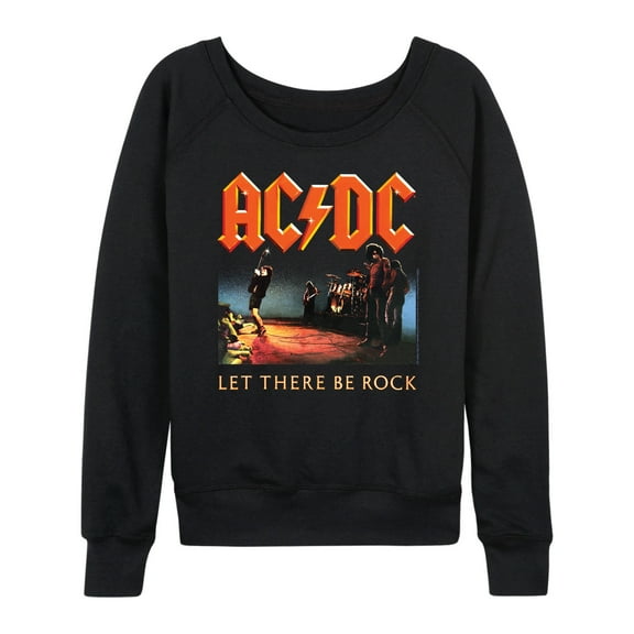 ACDC - Let There Be Rock - Women's Lightweight French Terry Long Sleeve Shirt