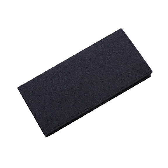 Mepaouo Bifold Wallet for Women Men RFID Blocking Canvas Long Clutch Purse with 12 Card Slots