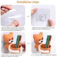thumbnail image 4 of Cqxid Rack Under $5 And With Cup Orange Holder Drop Toothbrush Bathroom Products, 4 of 9