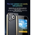 thumbnail image 2 of Yajisi 2G Cellphone Thin 2.8 Inch / 7.1 cm Bar Phone with Big Button Clear Sound Triple SIM Card Slots 3800mAh Battery FM Radio Bright Flashlight for Seniors Unlocked Standard Mobile Black, 2 of 9