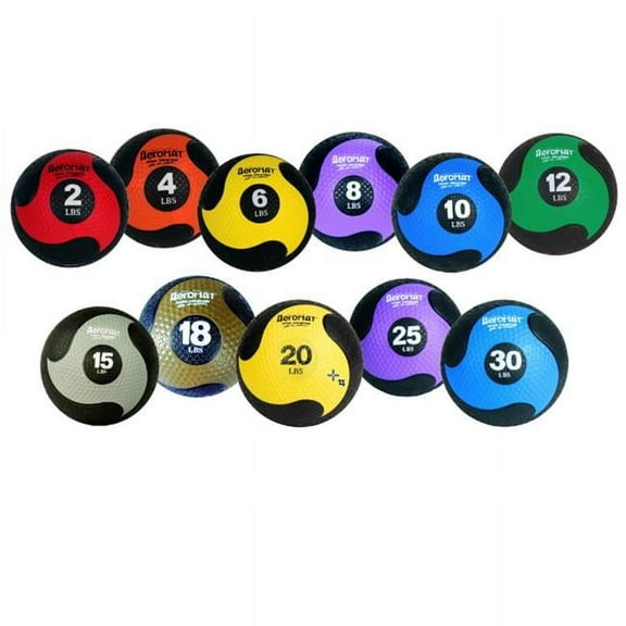 Deluxe Medicine Ball in Black and Purple (Deluxe)