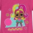 thumbnail image 3 of LOL Surprise! Dolls - Glow Grrrl Retro Styled - Toddler & Youth Girls Short Sleeve Graphic T-Shirt, 3 of 5