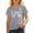 Grey, variant on Boys & Girls Crew Neck Short Sleeve T-Shirts,Comfortable Breathable Casual Tops for Daily Back-to-School Outfits