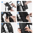 thumbnail image 4 of Bicycle Fork Bag Cycling Pack Portable Waterproof Bike Front Bag 3L/7L Dry Bag for Mountain Bike Accessories, 4 of 5