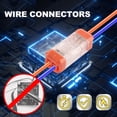 thumbnail image 3 of Insulated Electrical Wire Connector Pair | Butt Crimp Terminal Block for Secure Wiring | Nylon Polycarbonate | Fits Solid & Stranded Wires | Home, Auto, DIY | Sizes 1.33x3.55x1.09cm, 1.72x3.55x1.09cm, 3 of 7