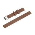 thumbnail image 4 of Soft Rubber Watch Band 12mm Width Quick Release Replacement Silicone Watch Strap, Brown, 4 of 5