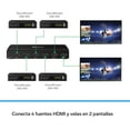 thumbnail image 5 of Steren Selector HDMI 4K de 4 entradas y 2 salidas, con control remoto y función PIP (Picture In Pict Steren 200-388, 5 of 5