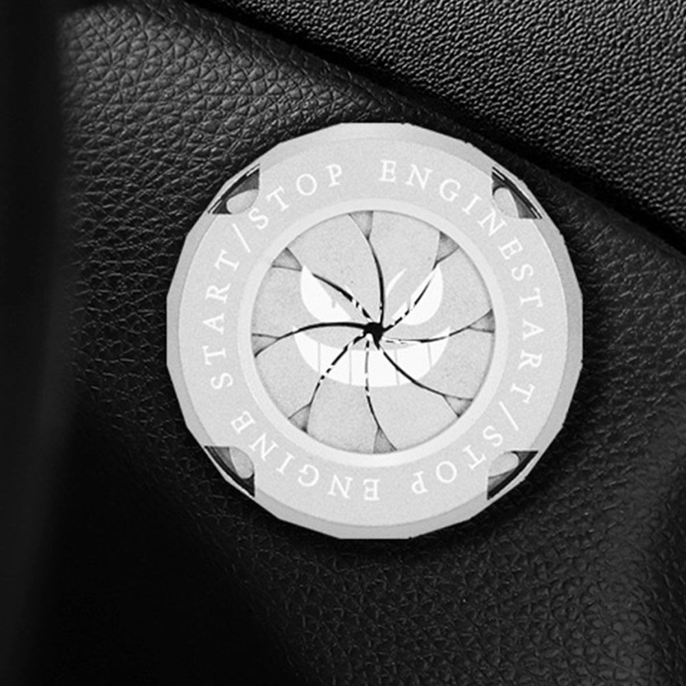 Start Ring Button Cover Decorative Sticker Interior Mouldings Car