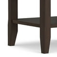 thumbnail image 4 of Acadian SOLID WOOD End Table in Warm Walnut Brown, 4 of 10