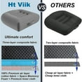 thumbnail image 4 of Adult Booster Seat Cushion, Car Seat Cushions for Short People/thick Office Chair Booster Seat Increase Field ​of View, for Trucks, Car, Office Chair, Home, Wheelchair,angle Lift Seat Cushion, 4 of 6