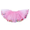 thumbnail image 1 of Jupe Tutu pour Filles, Jupe de Danse Graphique avec Nœud Superposé, Robe de Fête de Gymnastique et de Ballet, 1 of 3