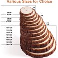 thumbnail image 5 of Wooden Discs 30 Pieces Wood Log Discs 6-7 cm Unfinished Wooden Circles, 5 of 5