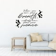 thumbnail image 3 of When You Own Your Breath, Nobody Can Steal Your Peace Quote Vinyl Wall Art Sticker Wall Decal Home Kids Room Study Room Boys Girls Room Wall Décoration Design Wall Décor Decal Size (24x40 inch), 3 of 3