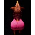 thumbnail image 4 of Multicolor Sexy Backless Sequin Mini Slip Dress For Party Cocktail Clubwear, 4 of 8