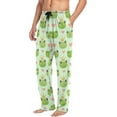 thumbnail image 5 of Top-kevin Cute Frog Red Heart Pajama Pants Men's Lounge Pants Straight-Fit Men Pajama Bottoms, 5 of 7