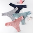 thumbnail image 4 of Lencería de algodón para mujer, tanga deportiva sexy, sin costuras, transpirable, lencería de talla grande, puro deseo para mujer, 4 of 6