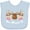 Blue, variant on Inktastic Na-Moose-Te Cute Moose Greeting Boys or Girls Baby Bib