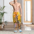 thumbnail image 3 of Cauagu Animals on Noah's Ark1 Mens Pajama Pants Sleep & Lounge Pants,PJ Bottoms with Pockets-X-Large, 3 of 7