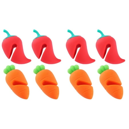 

Frcolor Pot Lid Holder Lifter Silicone Boil Over Stopper Carrot While Spill Safeguard Rubber Steam Cover Releaser Preventer