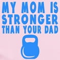 thumbnail image 2 of CafePress - My Mom Is Stronger Than Your Dad Body Suit - Baby Light Bodysuit, Size Newborn - 24 Months, 2 of 4