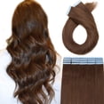 thumbnail image 1 of Extensions de Cheveux Humains à Bande Cheveux Brésiliens Soyeux Raides Tête Complète 20 Pcs, 1 of 7