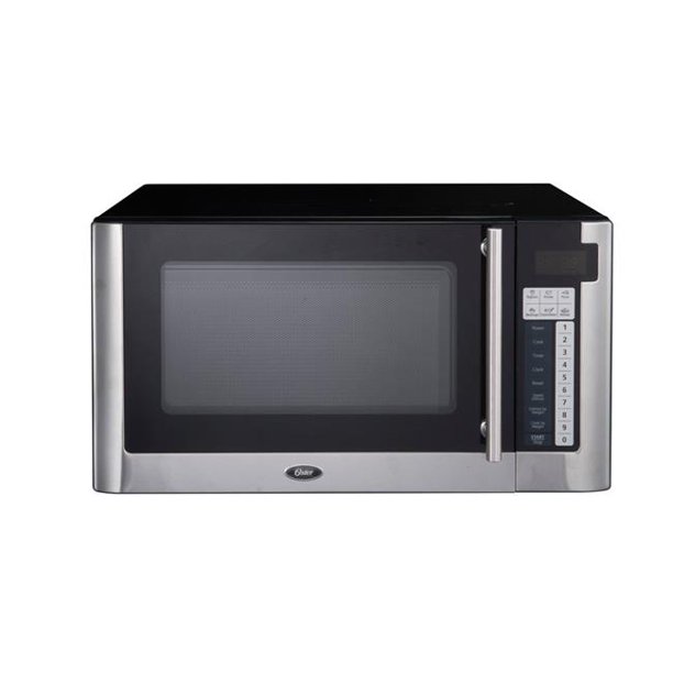 Oster Ogg61101 1 Cu Ft 1000w Digital Microwave Oven 44 Stainless Steel Black Oster Ogg61101 1 Cu Ft 1000w