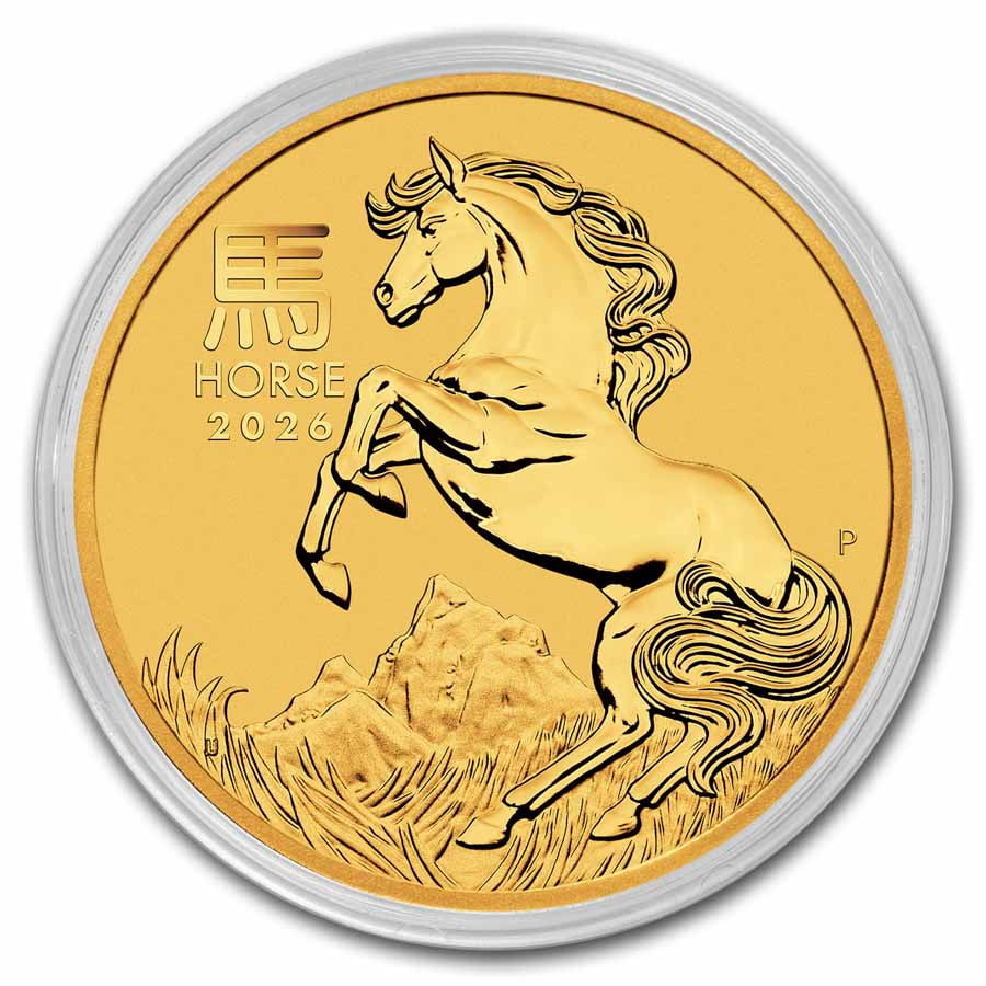 2026 Australia 1 oz Gold Lunar Horse BU (Series III)
