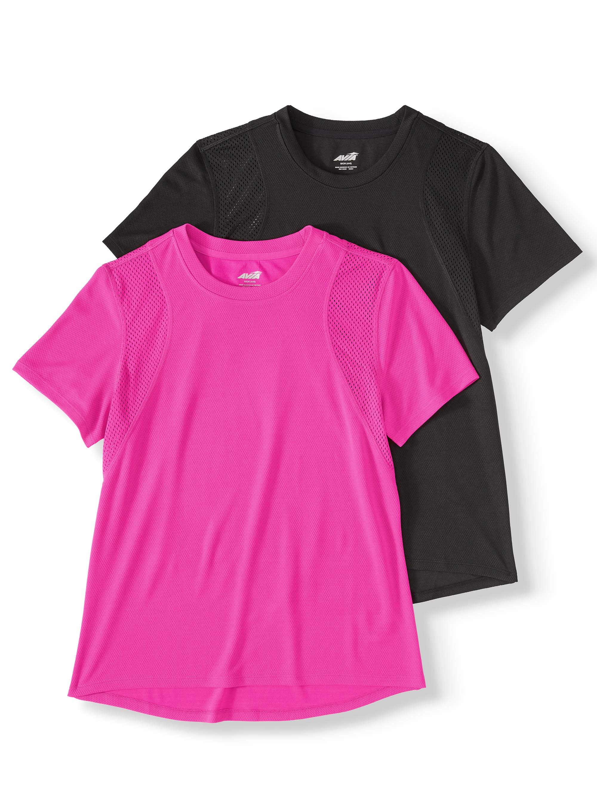 Avia - Avia Women's Active Performance Short Sleeve Crewneck T-Shirt 2 