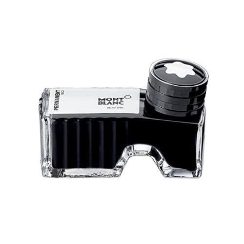 Montblanc Ink Bottle Permanent Black 107755 / DocumentProof Refill Ink in Black for Fountain