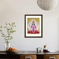 thumbnail image 3 of Picture of Lakshmi, Goddess of Wealth and Consort of Lord Vishnu, Sitting Holding Lotus Flowers, Ha Framed Print Wall Art by Godong Sold by Art.Com, 3 of 5