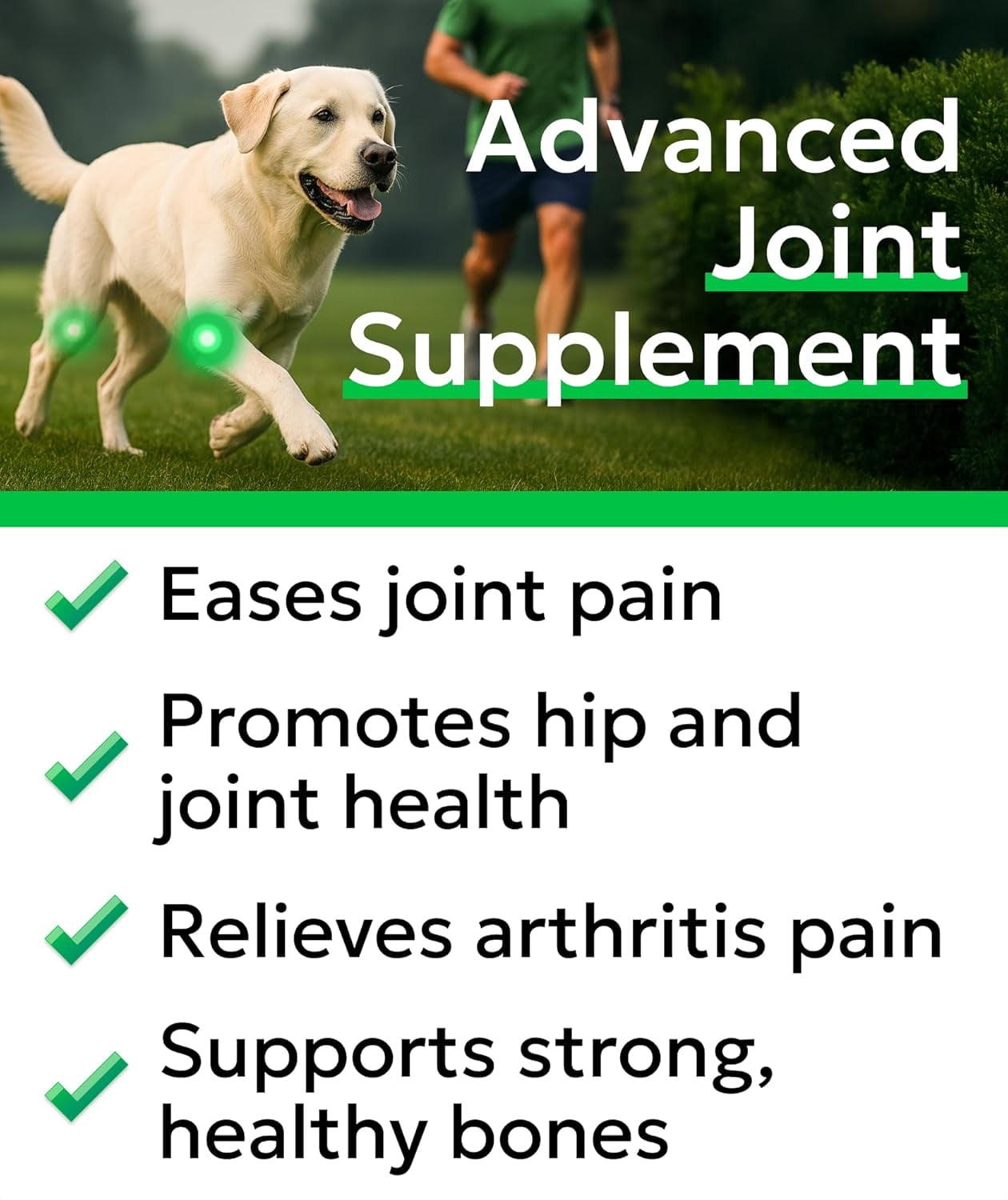 BARK&SPARK Premium Glucosamine Chews for Dogs - Dog Supplements for Hip and Joint with Chondroitin, MSM & Omega-3 Fish Oil - Joint Pain Relief & Large Small Breed - 120 Treats - Chicken - made in USA