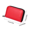 thumbnail image 5 of Stylago Women's Casual Wallet Leather Credit Card Holder Purses with Multiple Slots Portable Shopping Zipper Wallets Pink, 5 of 5