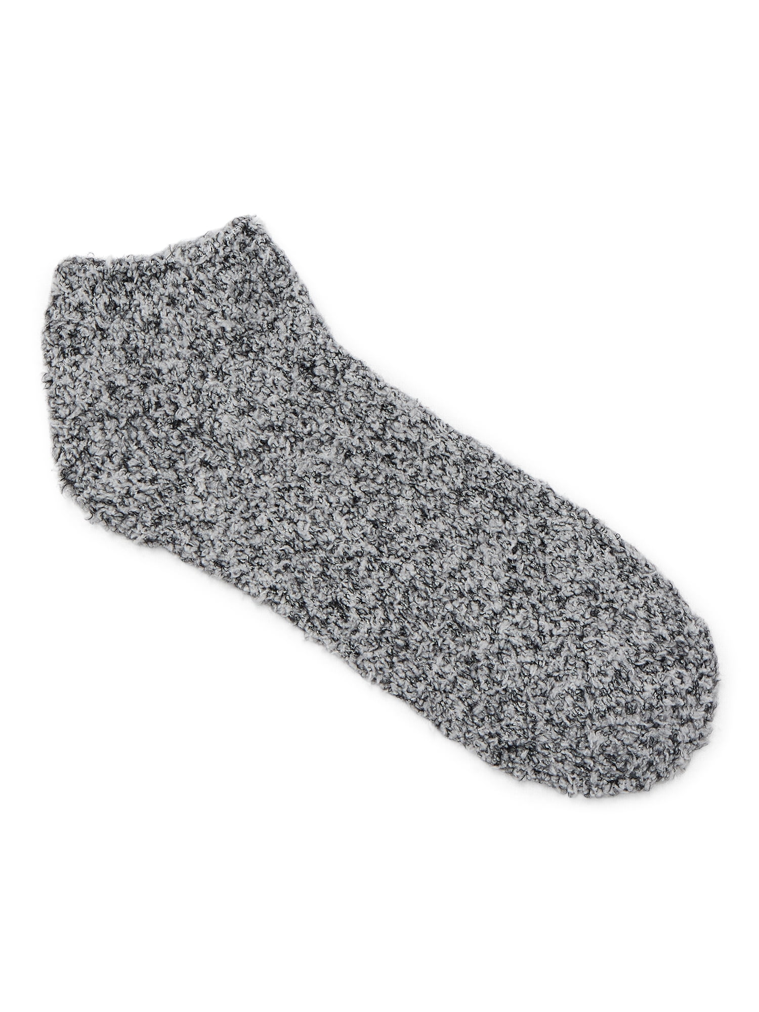 Joyspun Women's Double Layer Low Cut Lounge Socks, 3 Pack, Shoe Sizes 4-10