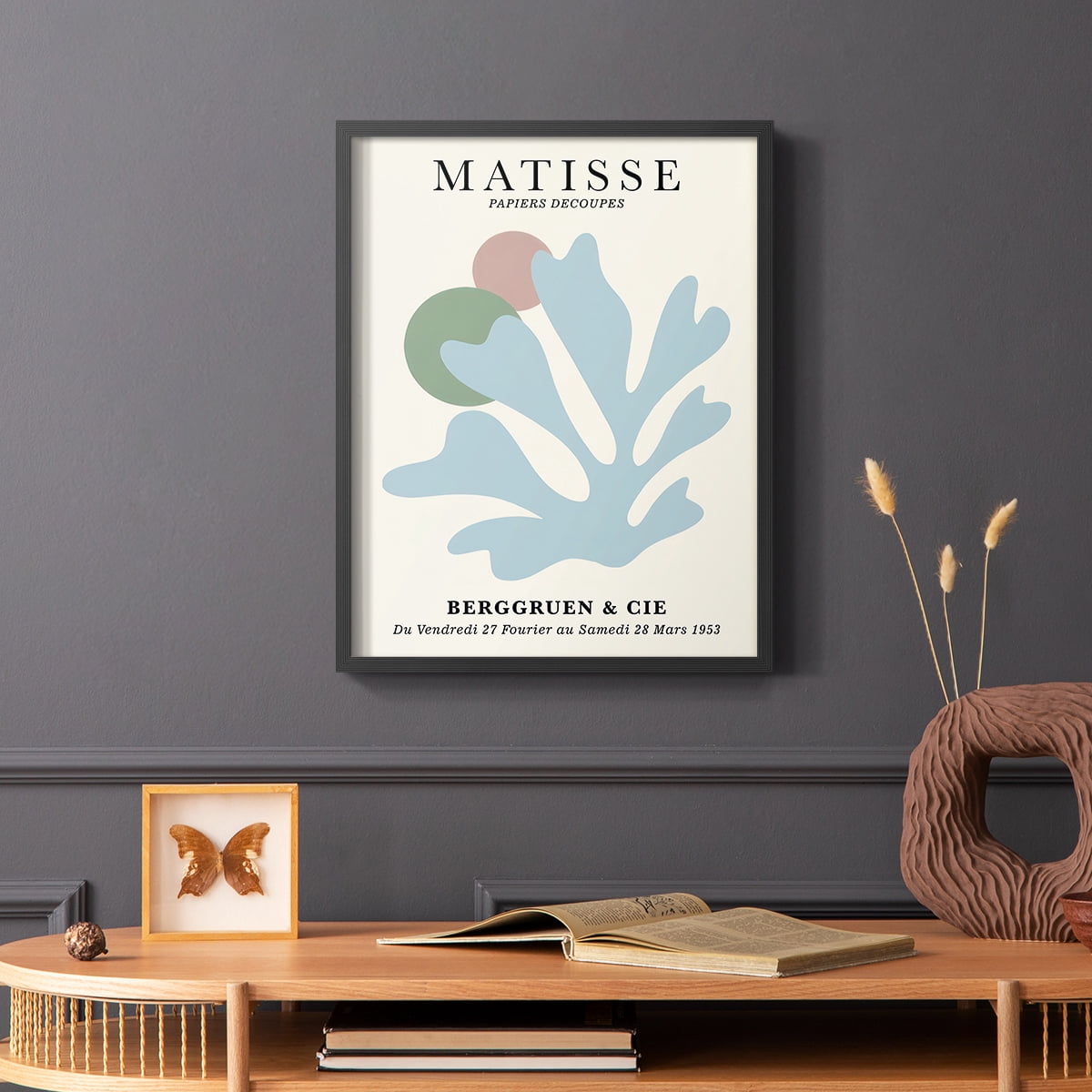 Matisse CLXXXIII Framed Print in Black Solid Wood 11 x 14 Framed Print