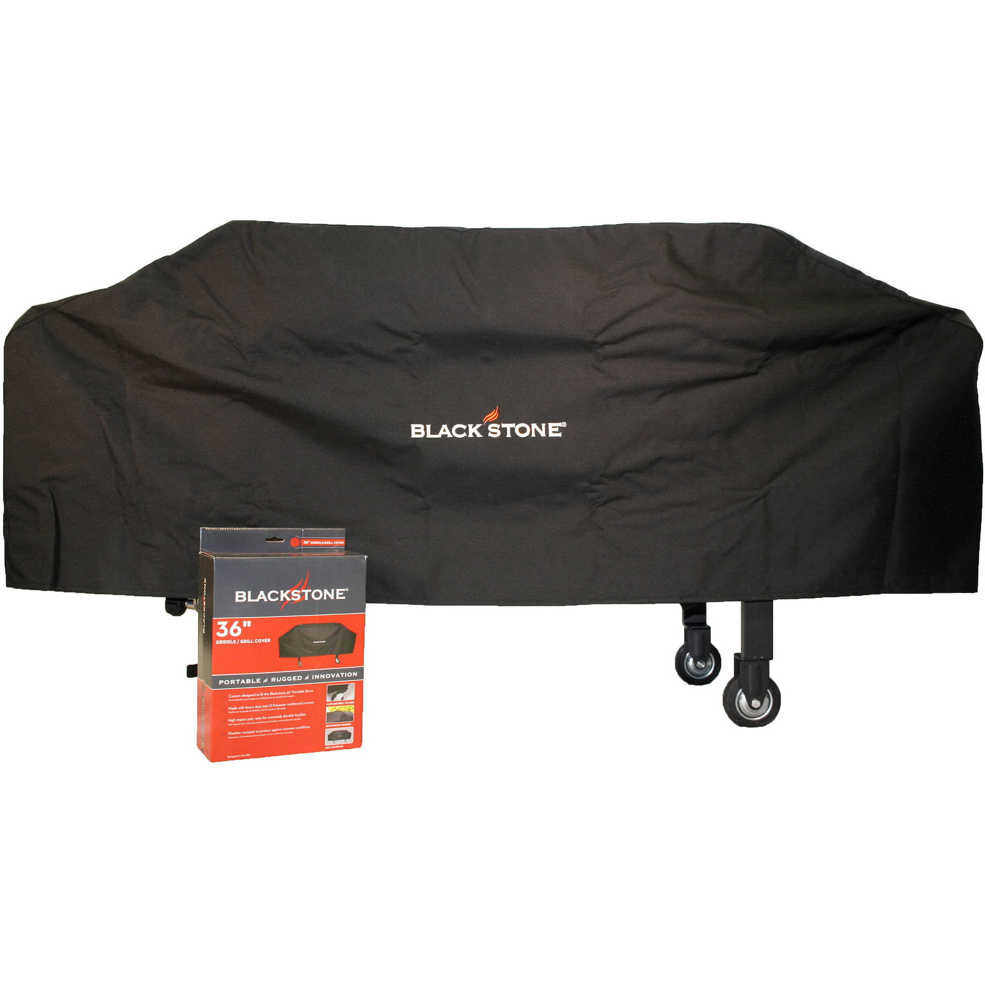 Blackstone BBQ Griddle Grill Polyester Cover 36 in Black Water UV Resistent 