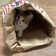thumbnail image 2 of Greeniant Bolsa de papel Kraft de palomitas de maíz natural marrón para gatos domésticos | Papel de palomitas de maíz duradero y multiusos Juguetes para gatos, 2 of 6