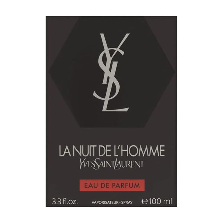 YSL La Nuit De L'Homme Eau De Parfum Spray 3.3 oz - Walmart.com